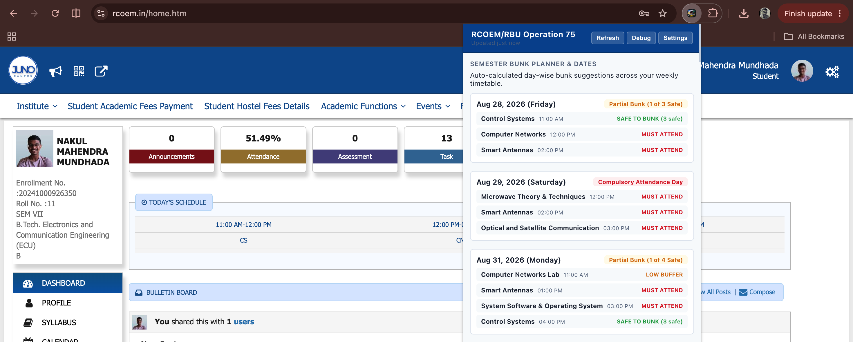 RCOEM/RBU Operations 75 — Chrome Extension screenshot 5